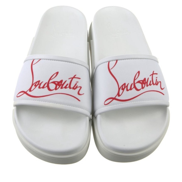 Christian Louboutin Graphic Slippers